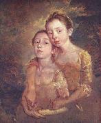 Thomas, Two Daughters with a Cat